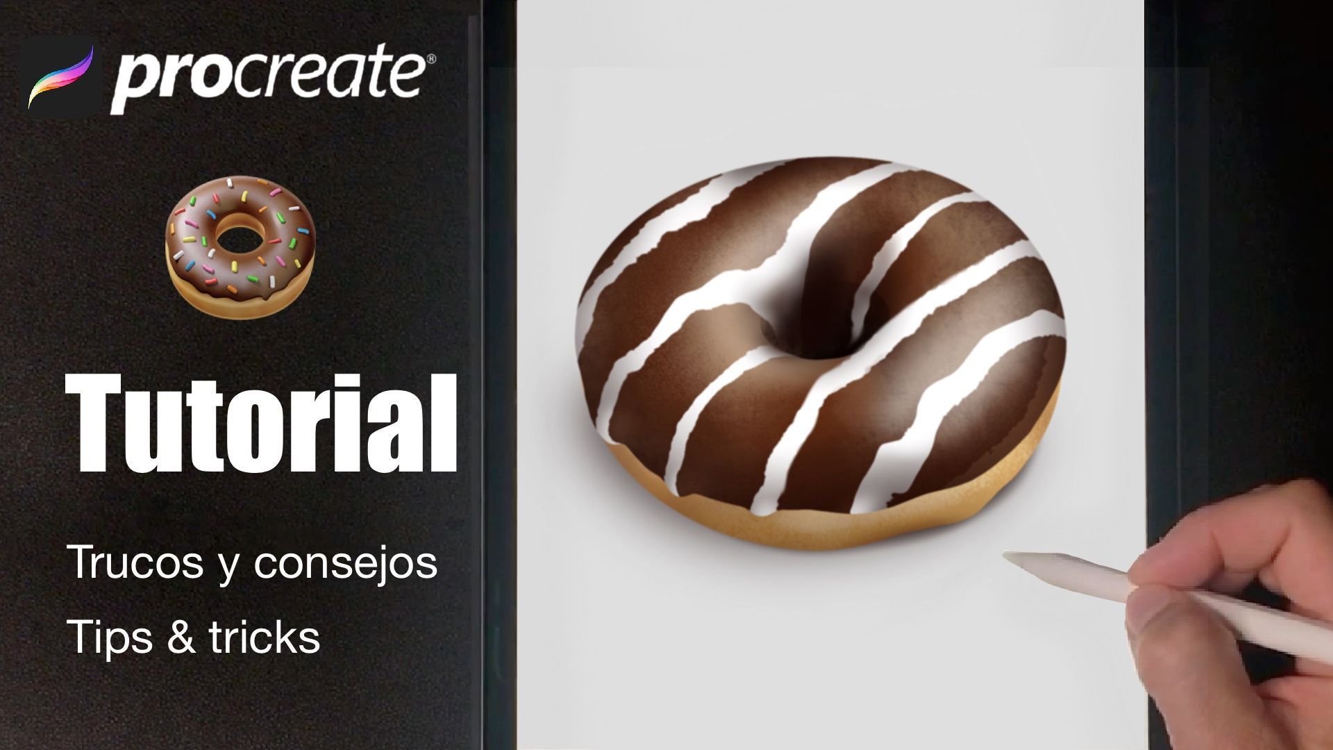 How to draw this real looking doughnut in Procreate