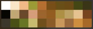 Procreate color palette ＊Avocado