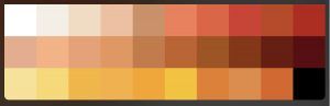 Procreate color palette ＊Peach