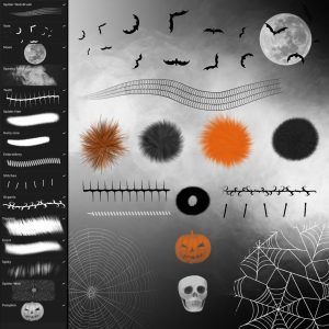 Halloween ＊ Procreate Brush Set