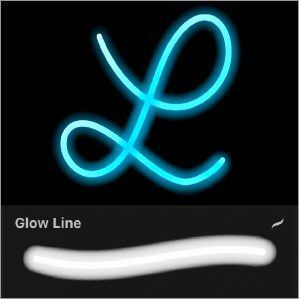 Glow Line＊ Procreate Brush