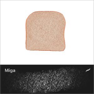 Procreate texture brush miga