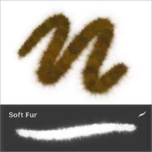 Soft Fur＊ Procreate Brush