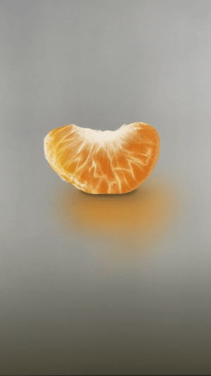 Drawing a tangerine slice ＊ Tutorial, brushes and color palette