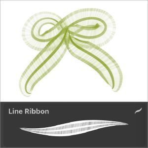 Line Ribbon＊ Procreate Brush