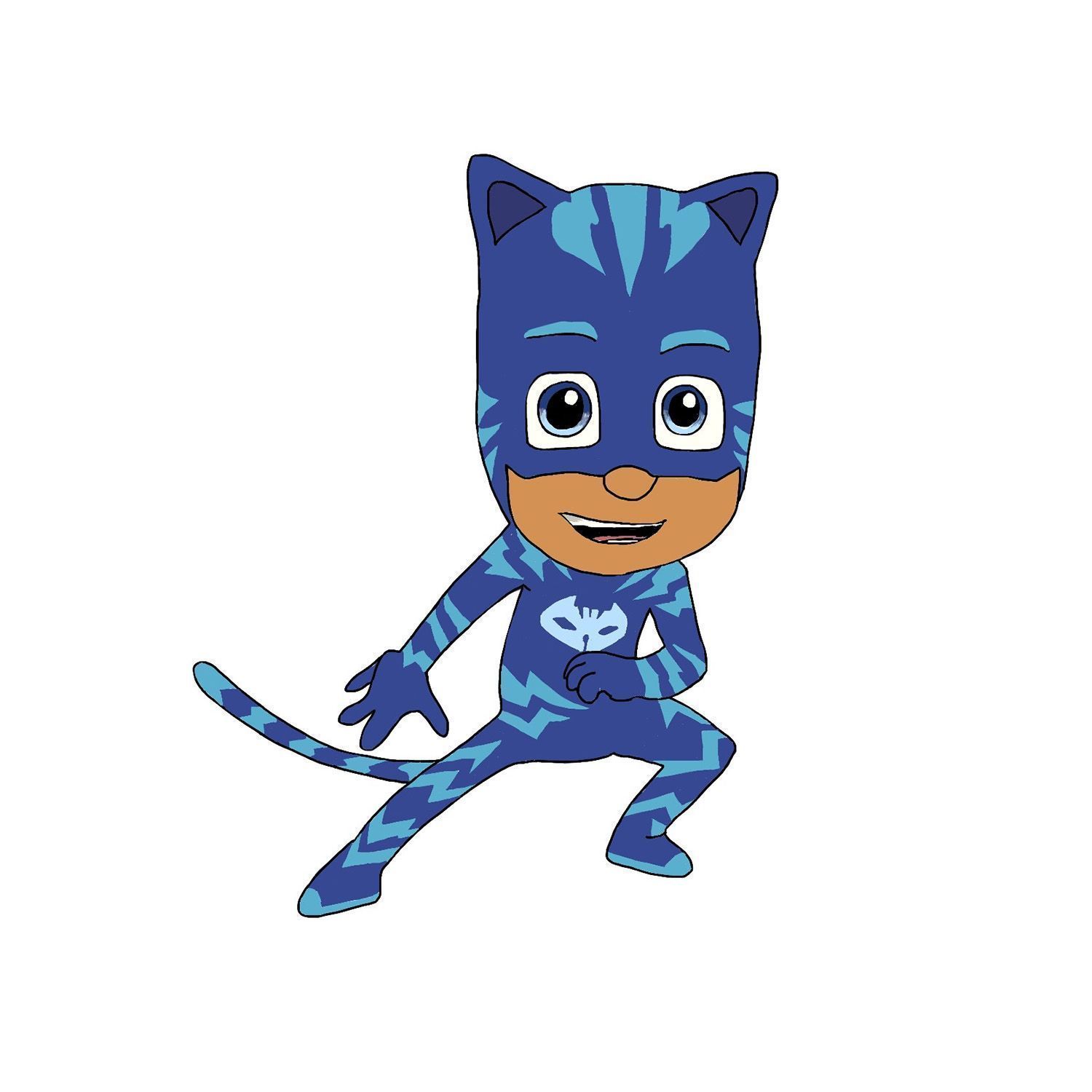 Cómo dibujar a Gatuno de PJ Masks