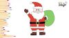 Cómo dibujar a papá Noel
