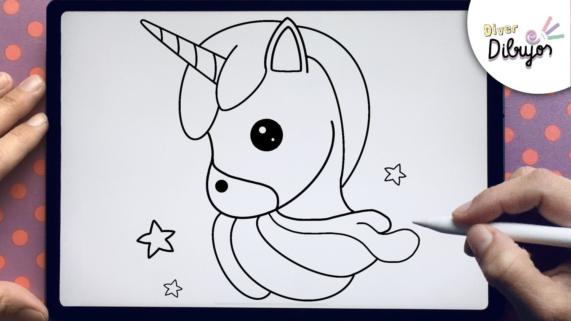How to draw a Kawaii Unicorn