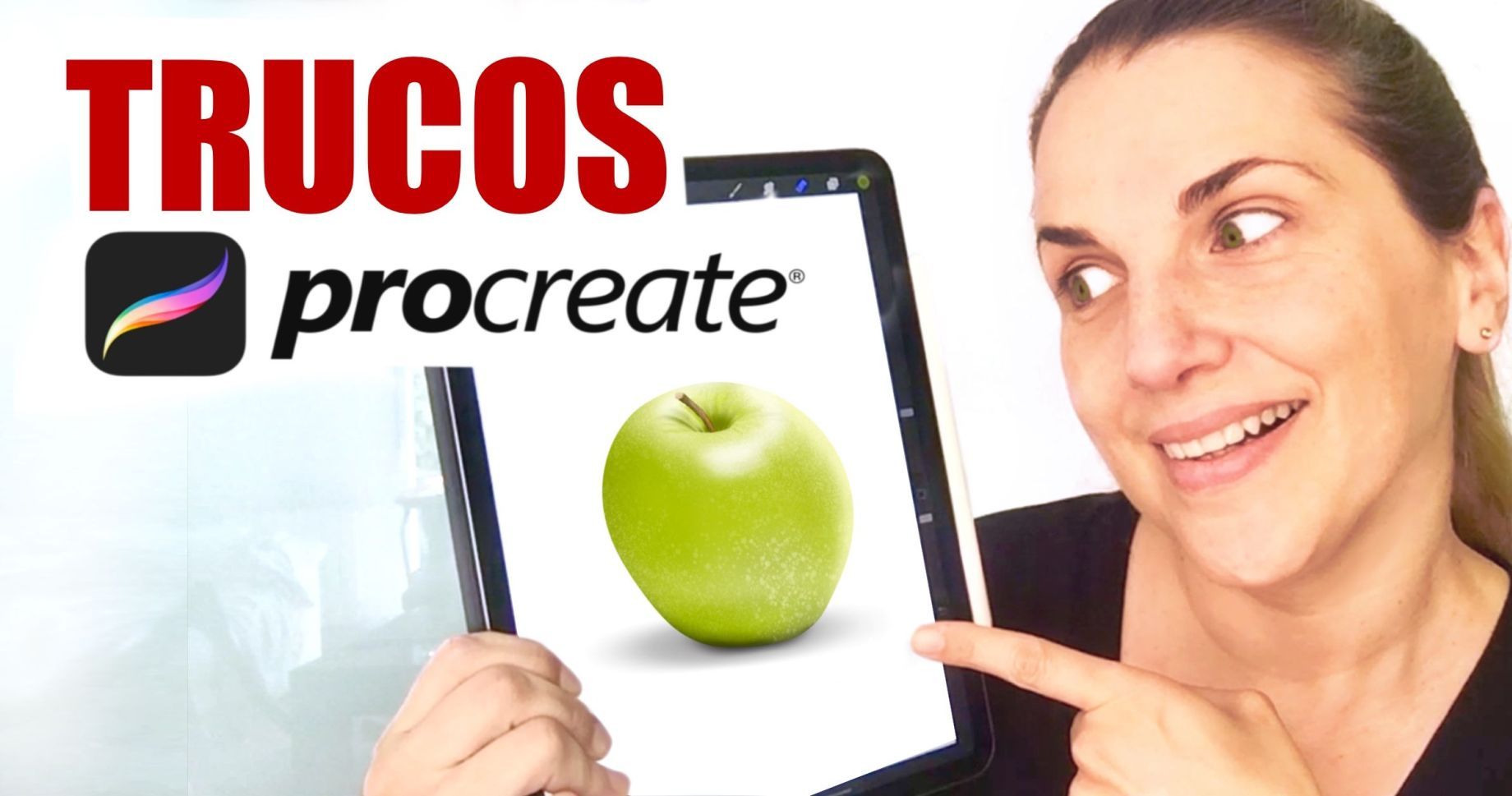 How to draw an apple in Procreate