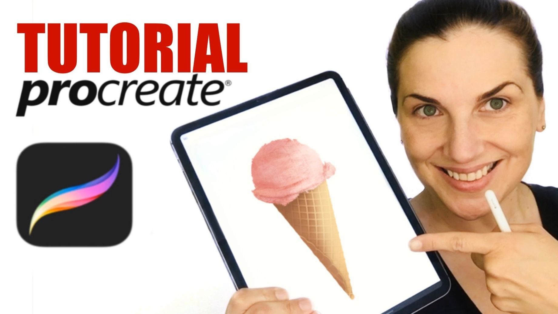 Tutorial Procreate Helado